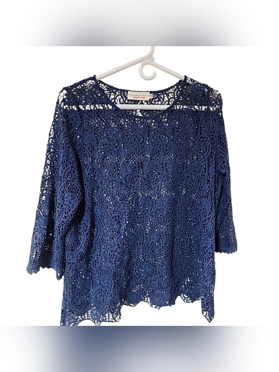4 Love And Liberty Tops - 4 Love And Liberty- Johnny Was Lace Top. Small